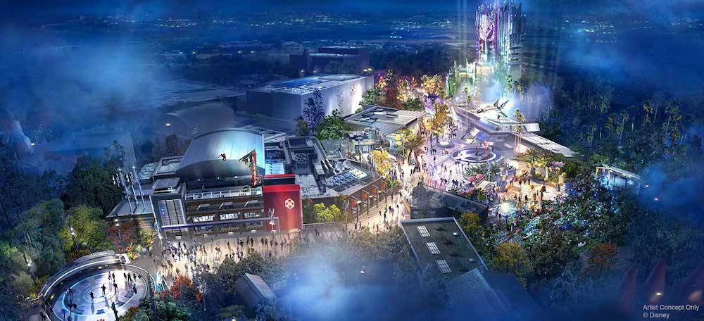 Avengers Campus at Disney California Adventure concept art