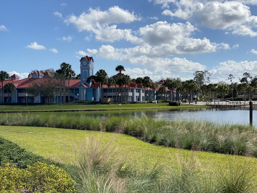 Disney's Riviera Resort view of Disney's Caribbean Beach Resort