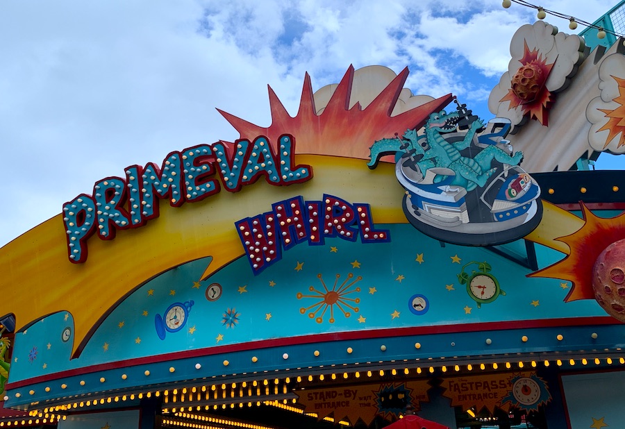Primeval Whirl Sign at Disney's Animal Kingdom
