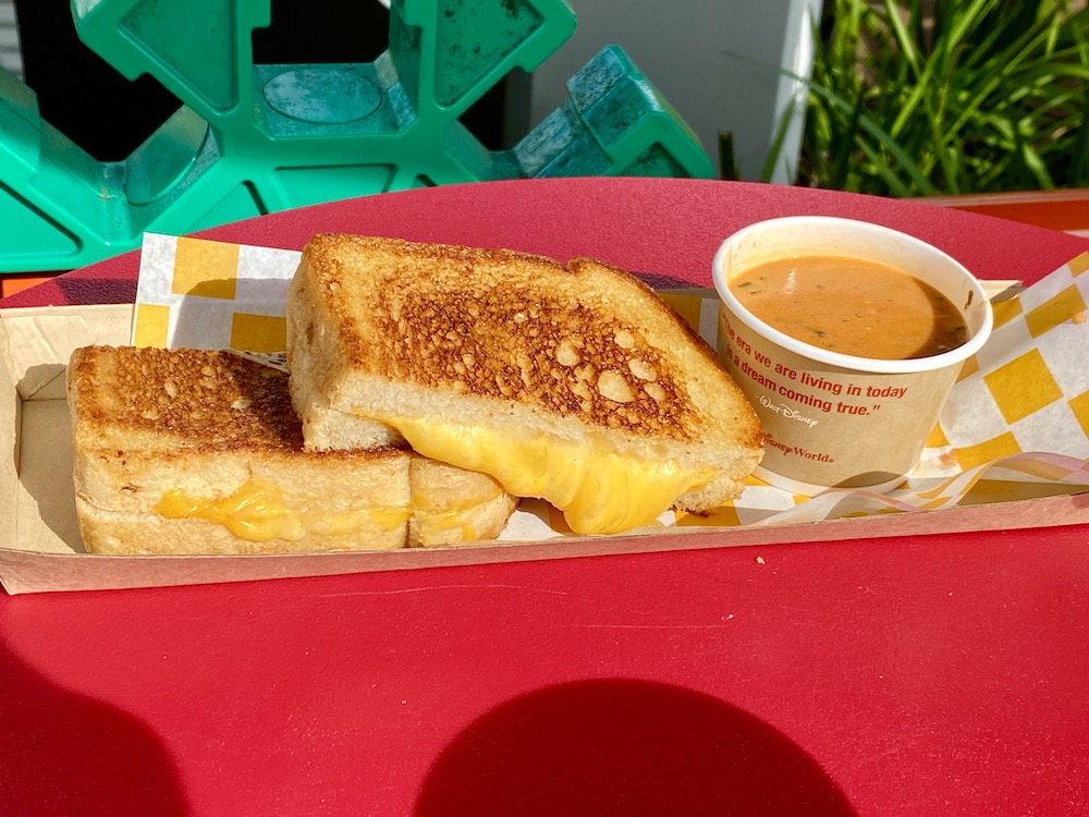 Grilled Cheese at Woody's Lunch Box in Toy Story Land