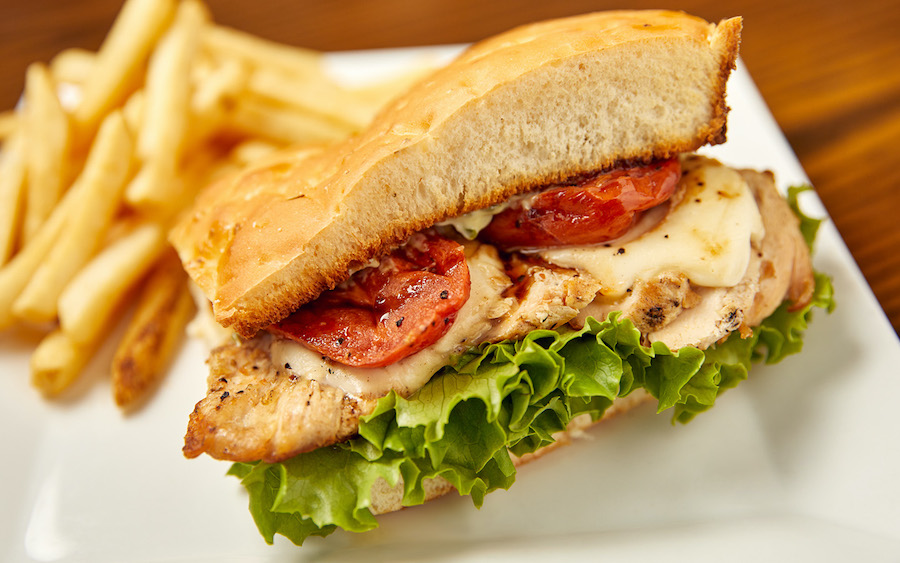 Hearthstone Baked Chicken Sandwich at Confisco Grille