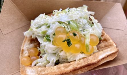 Brunch Fried Chicken & Waffle Sandwich - Disney California Adventure Food & Wine Festival