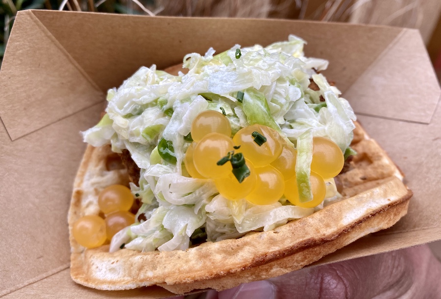 Brunch Fried Chicken & Waffle Sandwich - Disney California Adventure Food & Wine Festival