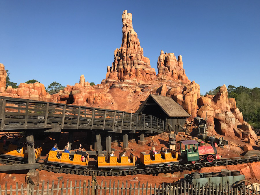 Big Thunder Mountain Railroad at the Magic Kingdom