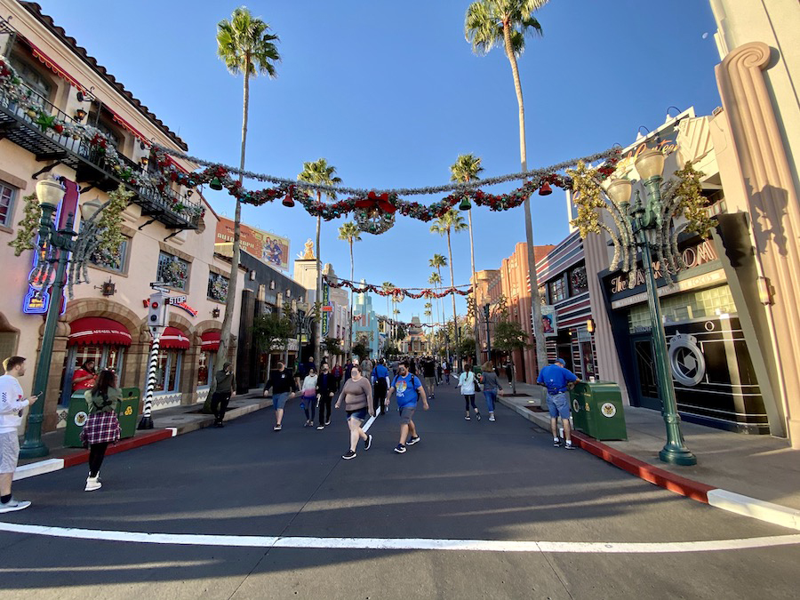 Disney's Hollywood Studios during the holidays