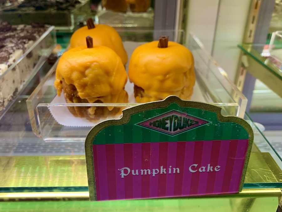 Pumpkin Cake at Honeydukes