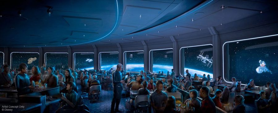 Space 220 at Epcot concept art ©Disney