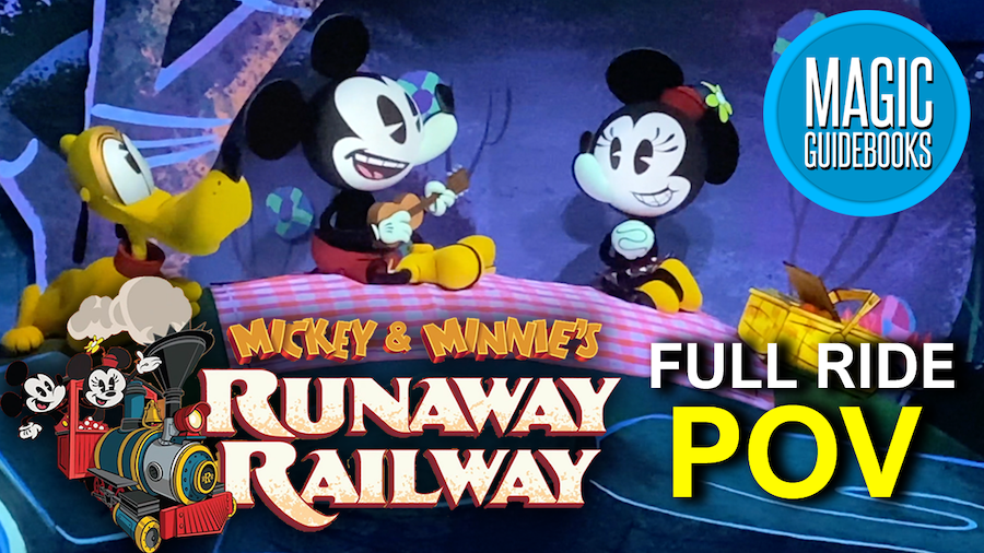 Mickey & Minnie's Runaway Railway POV Opening Day Video