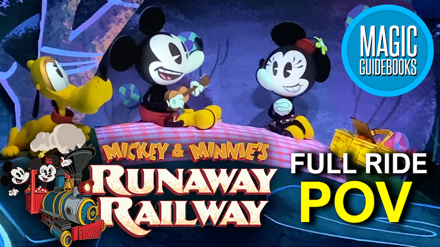 Mickey & Minnie’s Runaway Railway FULL Ride Video