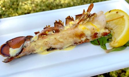 Lobster Tail with Meyer Lemon Emulsion at EPCOT Flower & Garden 2020