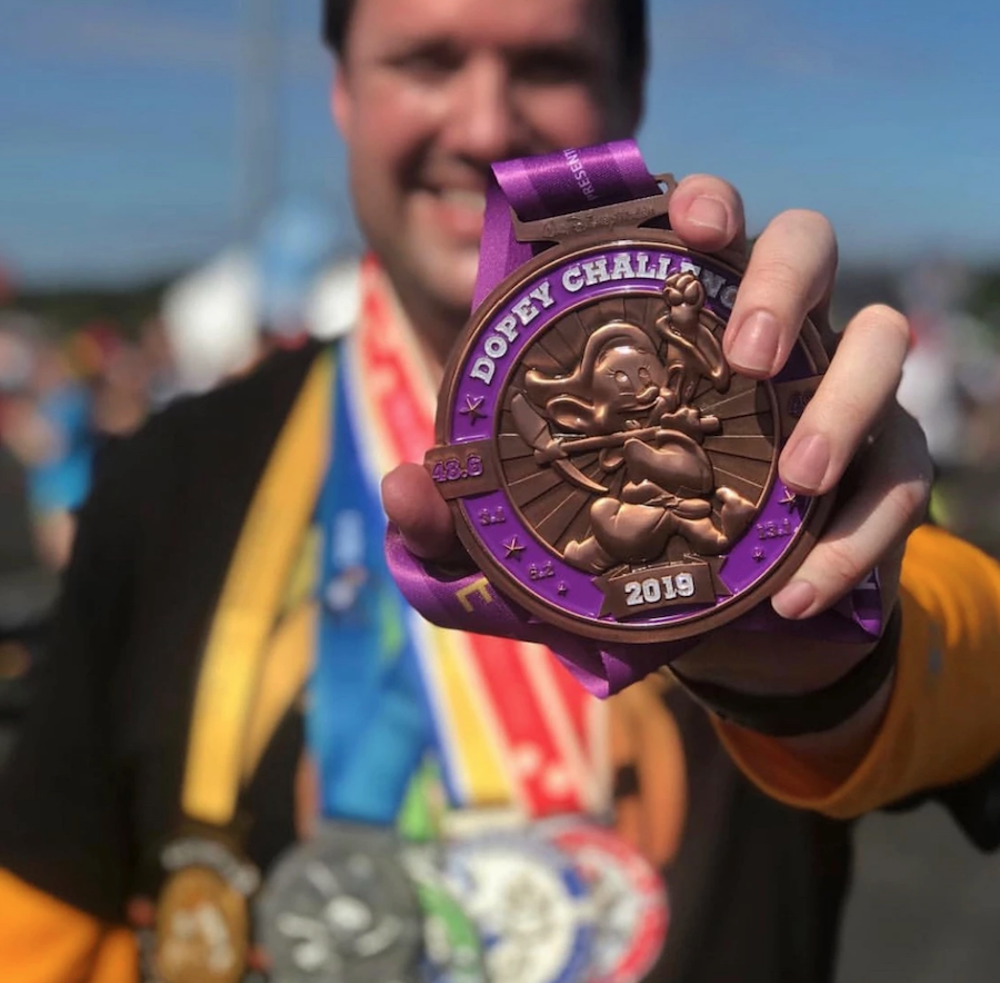 RunDisney Dopey Challenge Medal for 2019