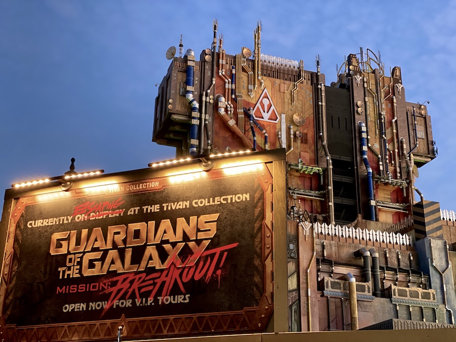 Guardians of the Galaxy – Mission: Breakout! under construction for Avengers Campus