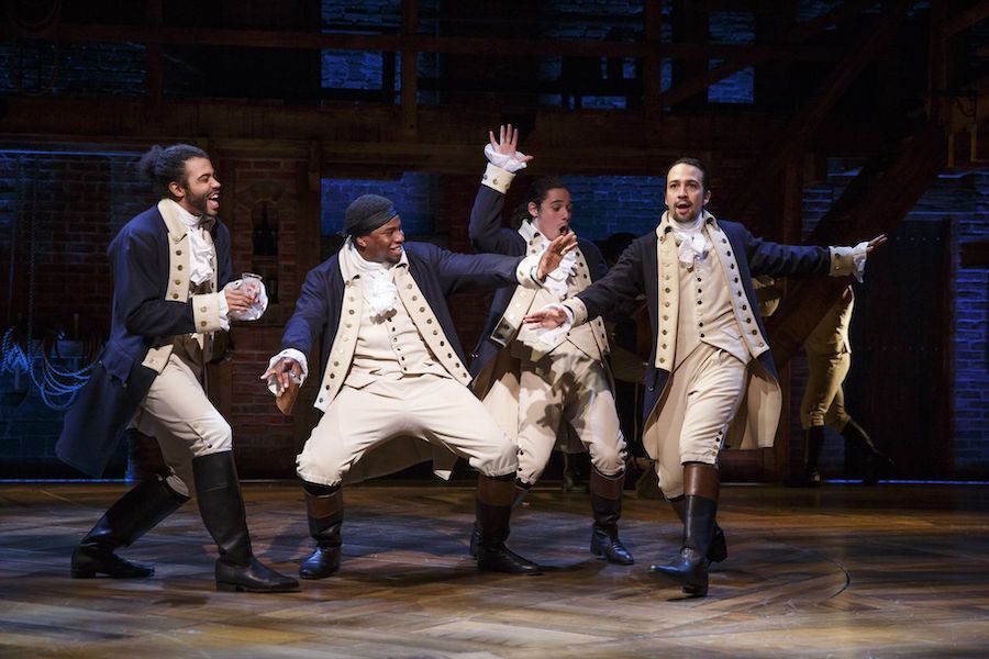 Hamilton original Broadway cast