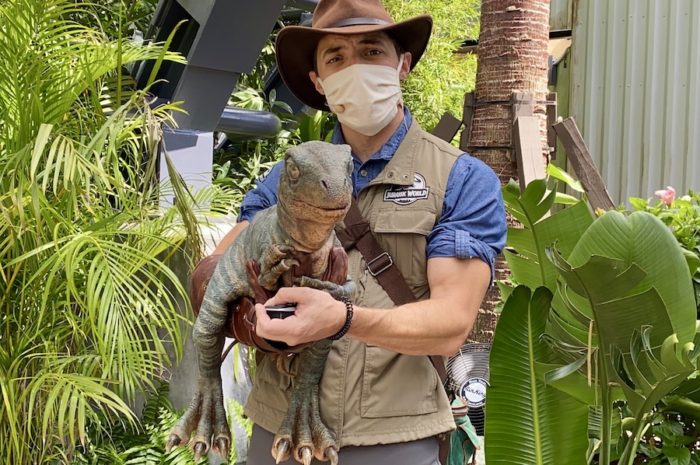 Where to Meet Velociraptors Blue and Baby Sierra at Universal Orlando