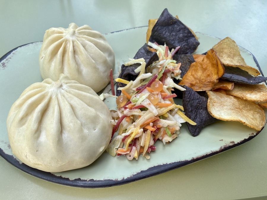 Cheeseburger Steamed Pods (Bao Buns) at Satu'li Canteen in Pandora the World of Avatar