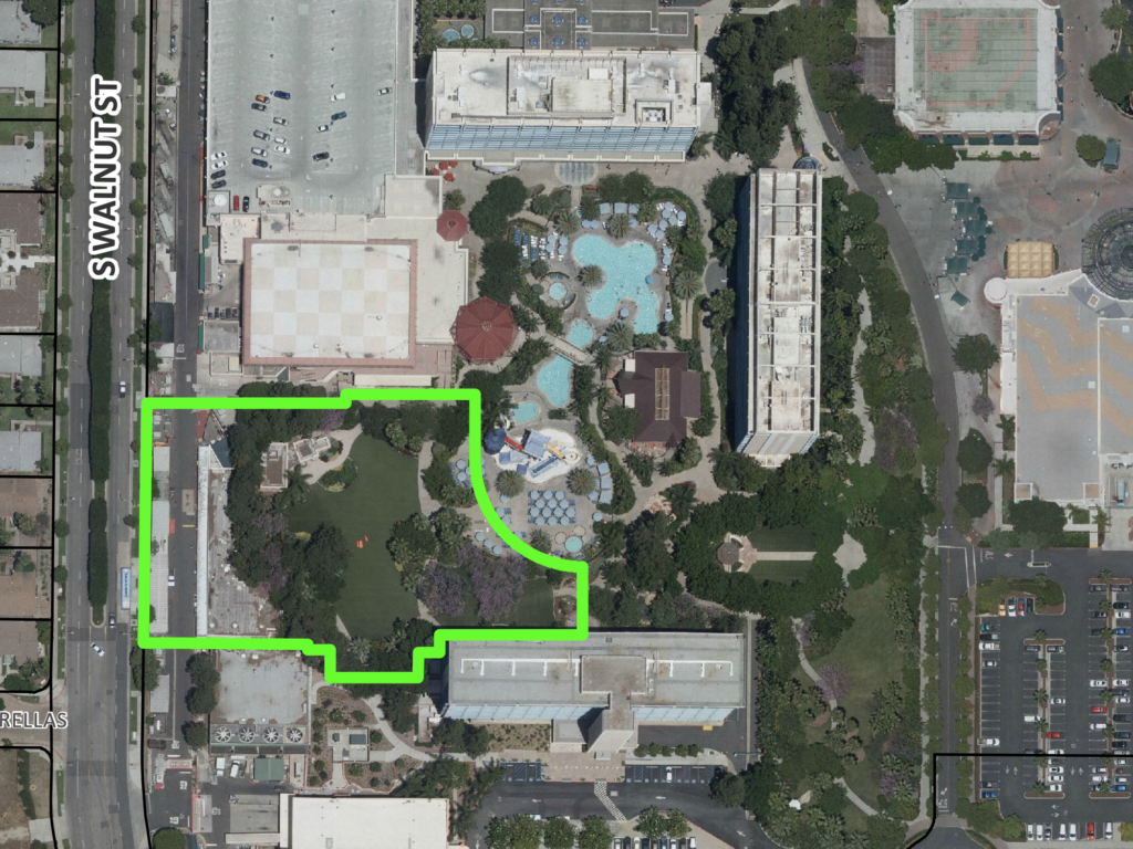 Disneyland Hotel DVC Tower location