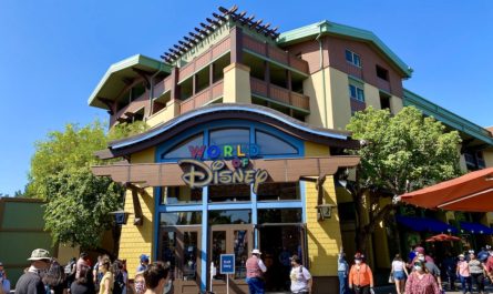 The World of Disney in Downtown Disney uses virtual lines to help with social distancing