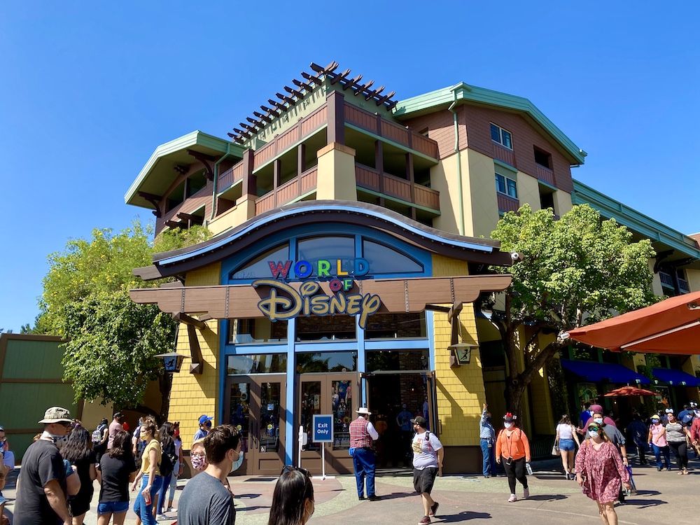 The World of Disney in Downtown Disney uses virtual lines to help with social distancing