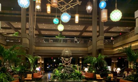 Disney's Polynesian Village Resort lobby