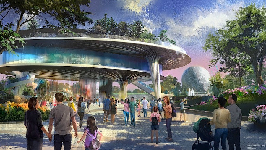 EPCOT Festival Center concept art