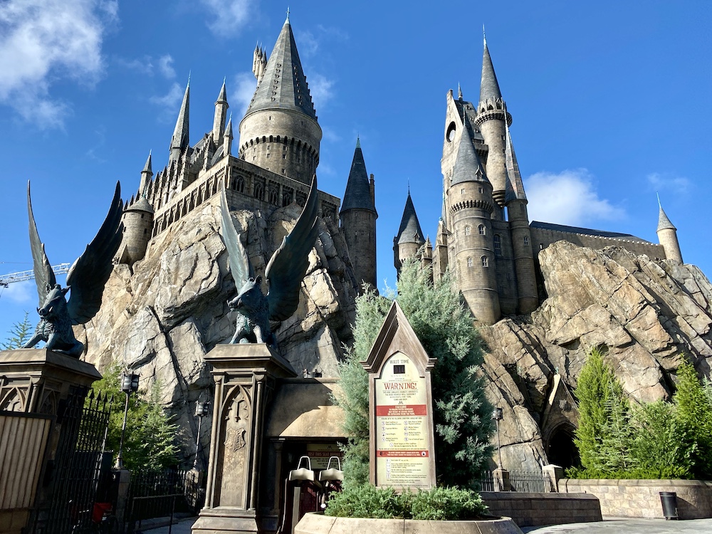 Hogwarts Castle in Universal's Islands of Adventure theme park