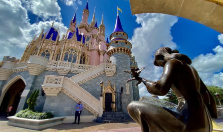 Cinderella fountain at the Magic Kingdom