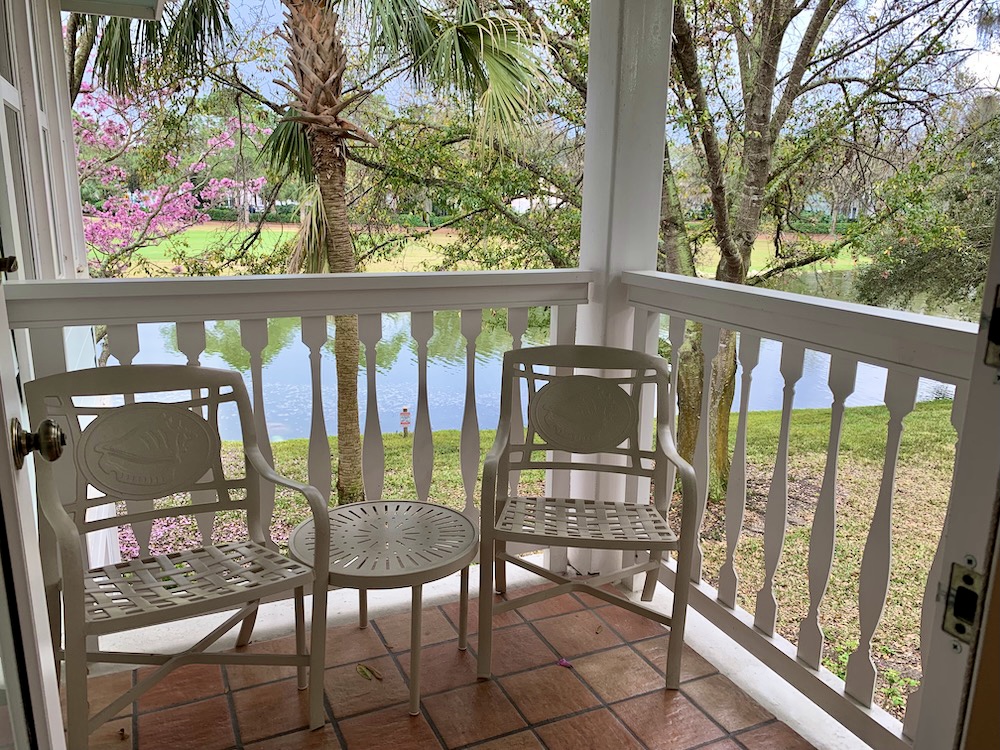 Disney's Old Key West Deluxe Villa Studio room balcony