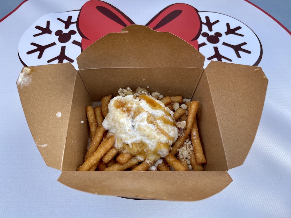 Buena Vista Street Reopening - Award Wieners apple pie funnel cake fries