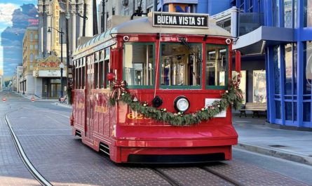Buena Vista Street Reopening Red Car Trolley