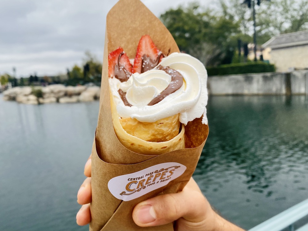 Central Park Crepes Strawberry Hazelnut