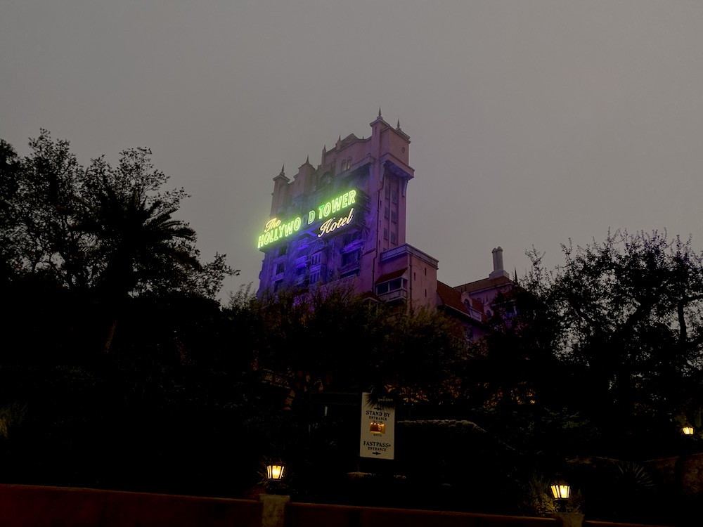 Twilight Zone Tower of Terror at Disney's Hollywood Studios