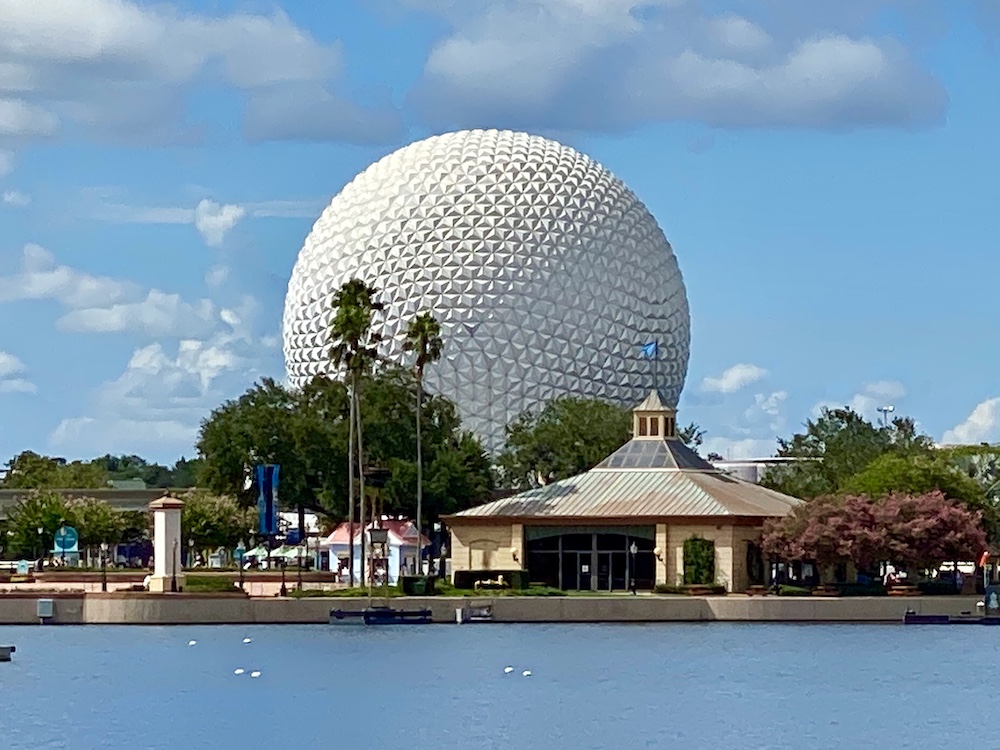 Epcot from World Showcase Lagoon