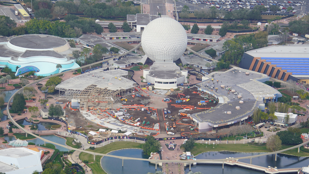 Epcot construction update 2-7-20