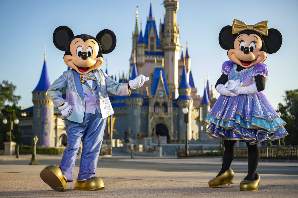 Mickey and Minnie get EARidescent 50th anniversary glow