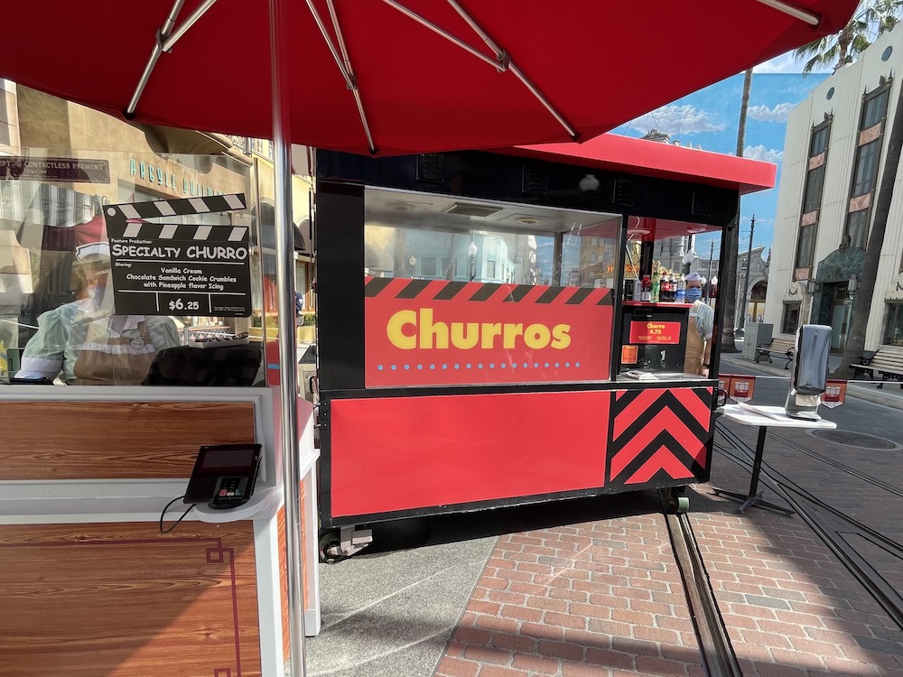 Specialty Churro Cart in Hollywood Land