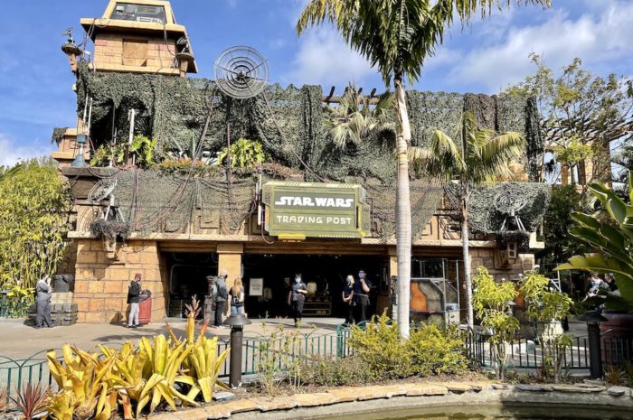 Inside the Star Wars Trading Post in Downtown Disney