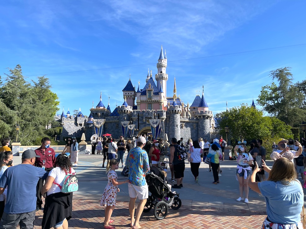 Sleeping Beauty Castle in Disneyland
