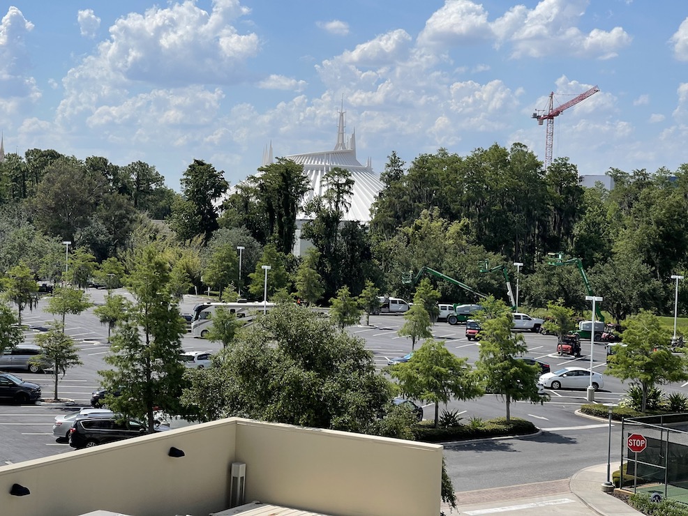 Disney's Bay Lake Tower theme park view