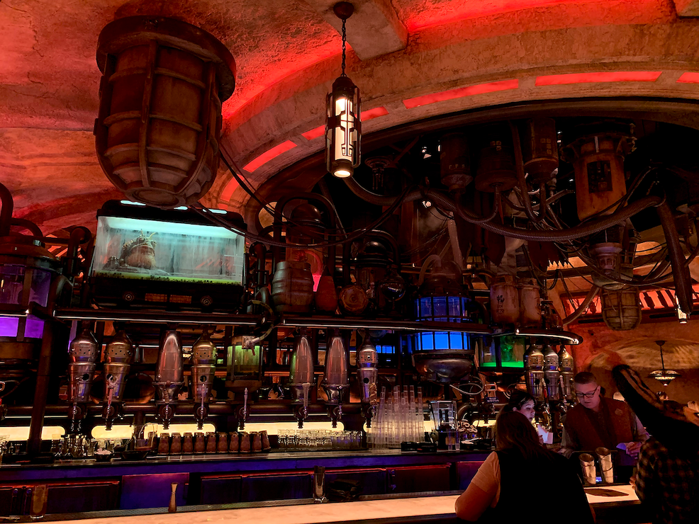 Inside Oga's Cantina Star Wars: Galaxy's Edge in Disneyland
