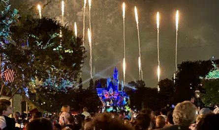 Mickey's Mix Magic with fireworks