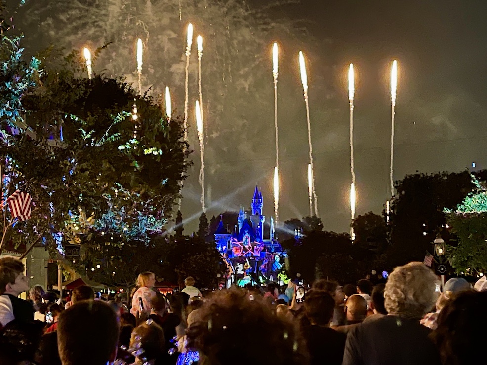 Mickey's Mix Magic with fireworks