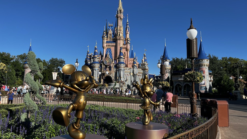 Cinderella Castle for Disney World's 50th Anniversary